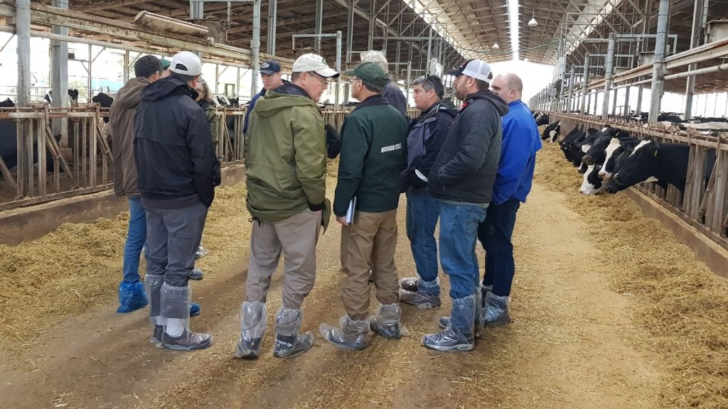 Farmers Attending Training at the Israeli Dairy School